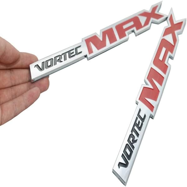 2 stk. Vortec MAX Bilemblemer Merker 3D Logo High Output Bil