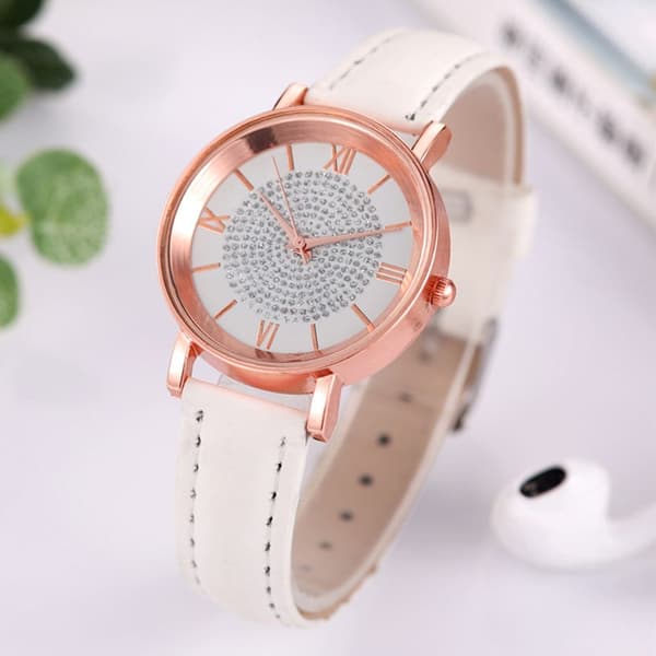 Damklocka Kvarts Armbandsur BRUN Brown