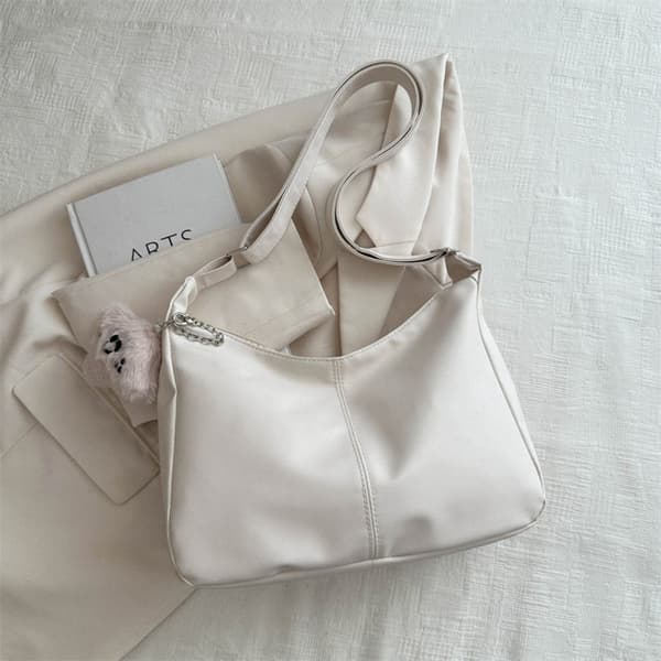 Skulderveske Messenger Bag HVIT White