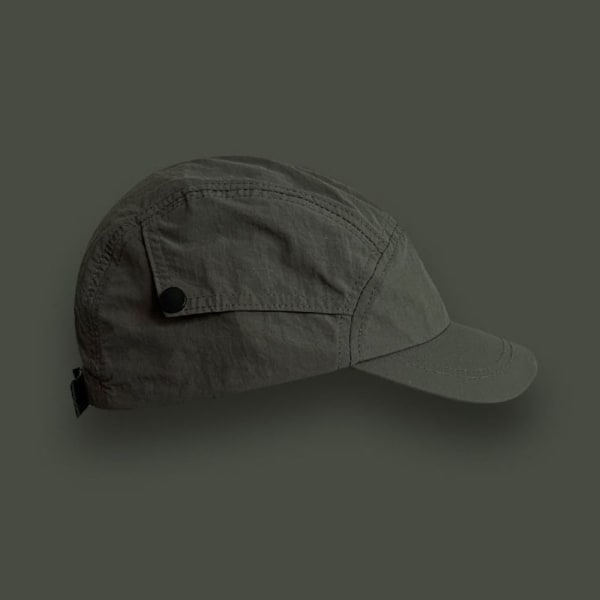 Kortskygget hat udendørs kasket Hurtigtørrende Cargo baseballkasket green