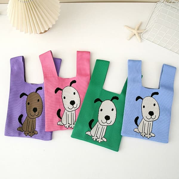 Knut Handväska Tote Bag BLÅ Blue