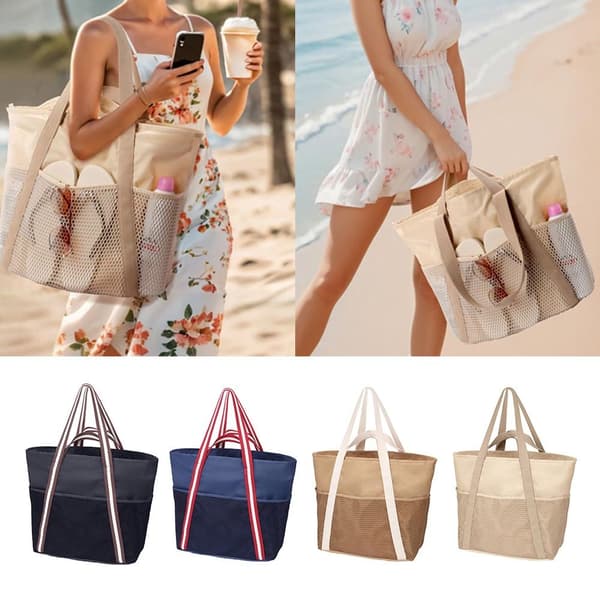 Skulderveske Strandvesker BEIGE Beige