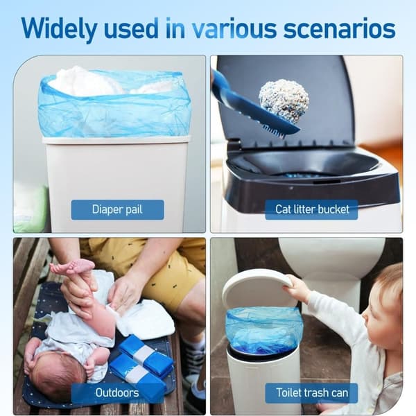 Blöjpåsar Refillkassetter BLÅ 6M Blue 6m