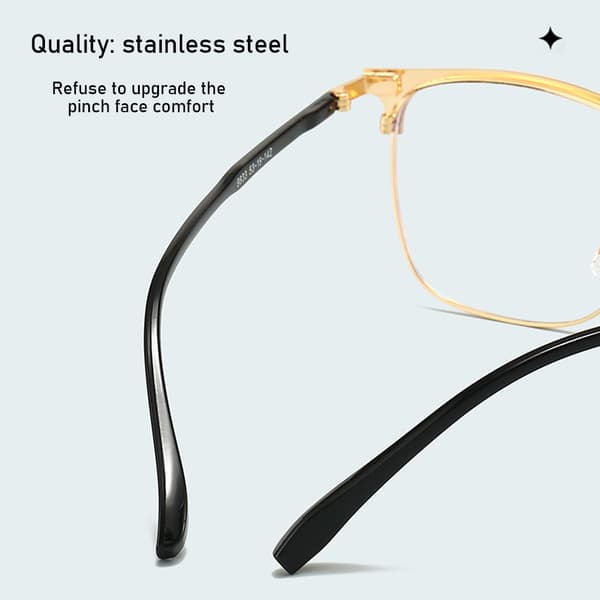 Oversized briller Svarte Black