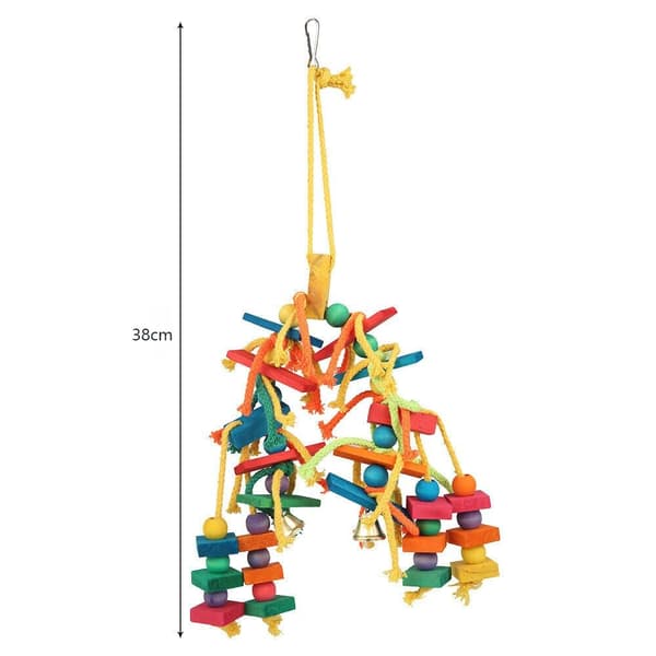 Fugle Legetøj Papegøje Legetøj Papegøjeartikler multicolor