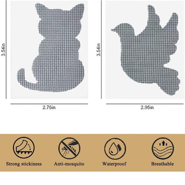 Fönster Skärm Reparation Patch Screen Mesh Tejp 30PCS 30PCS 30pcs