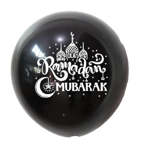 EID MUBARAK Festival Ballon Sæt Dekorationer Ramadan Kareem B