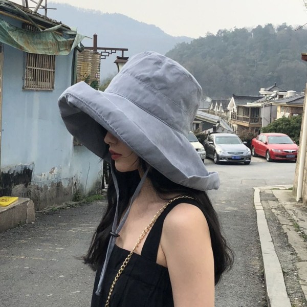 Bucket Hat Beach Cap SORT Black