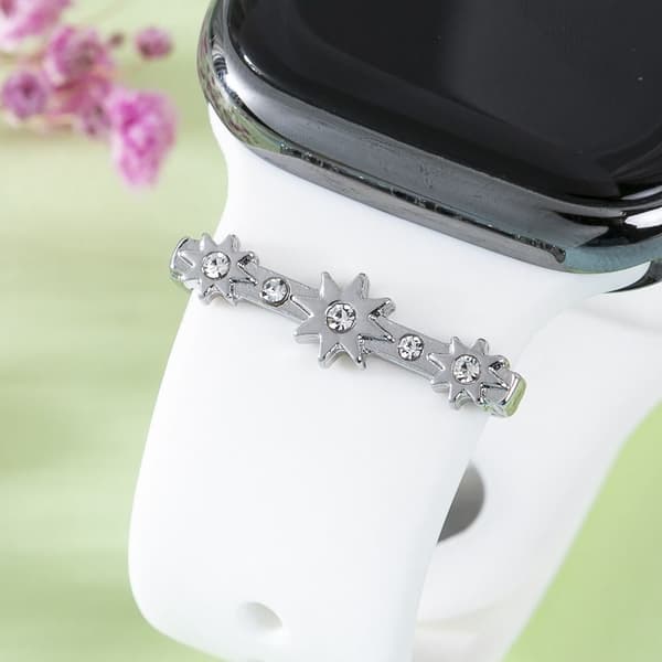Apple Watch Rem Dekorative Ring Ornament HVID white