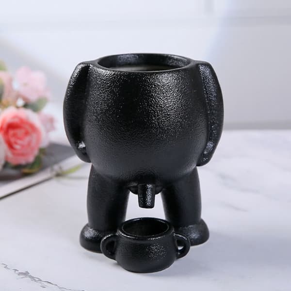 Mini Blomsterpotter Figur Vaser HVID White