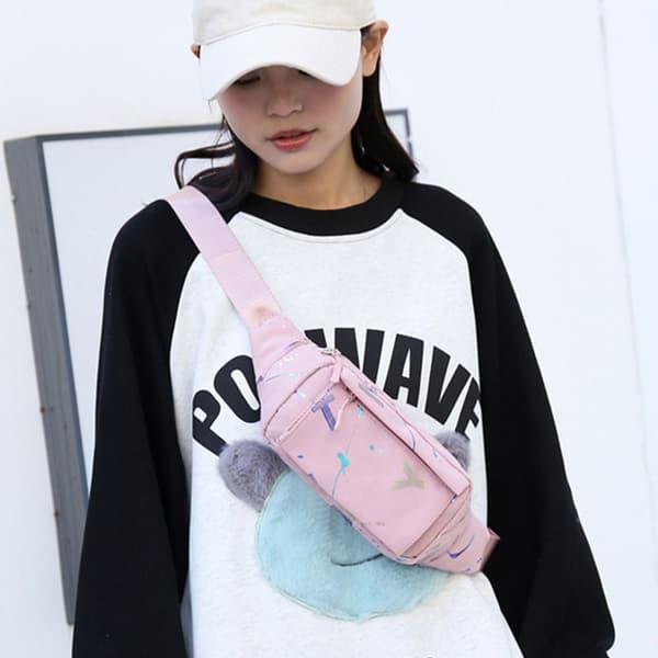 Taljetasker Brysttasker PINK pink