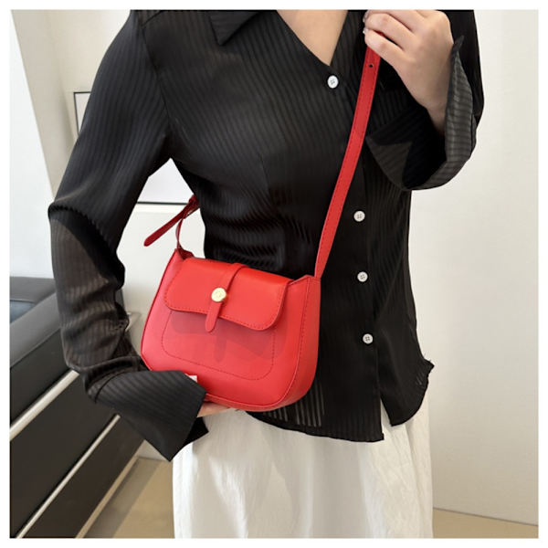 Olkalaukku Messenger Bag PUNAINEN Red