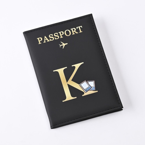 Passdeksel Passholderveske SVART K K Black K-K