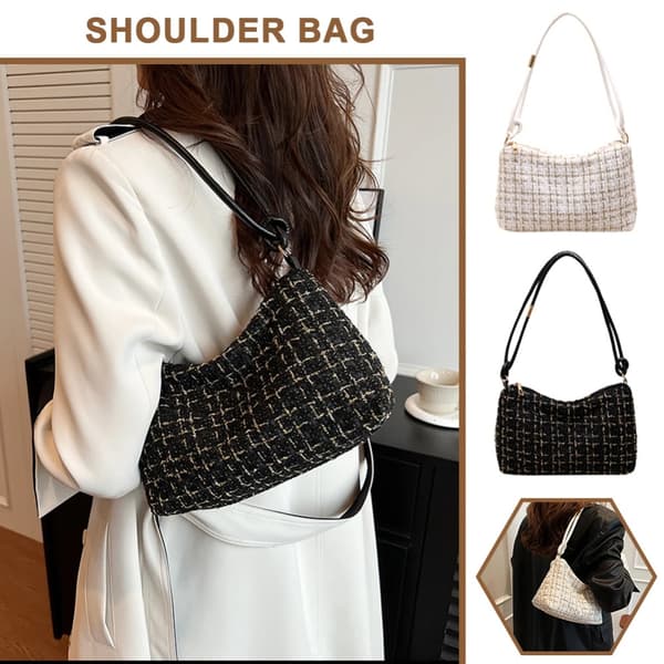 Axelväska Tote Bag VIT white
