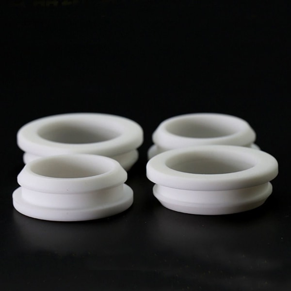 4st Gummihylsor Gummiplugghålshylsa VIT DIA 25MM X White Dia 25mm x ID 20mm