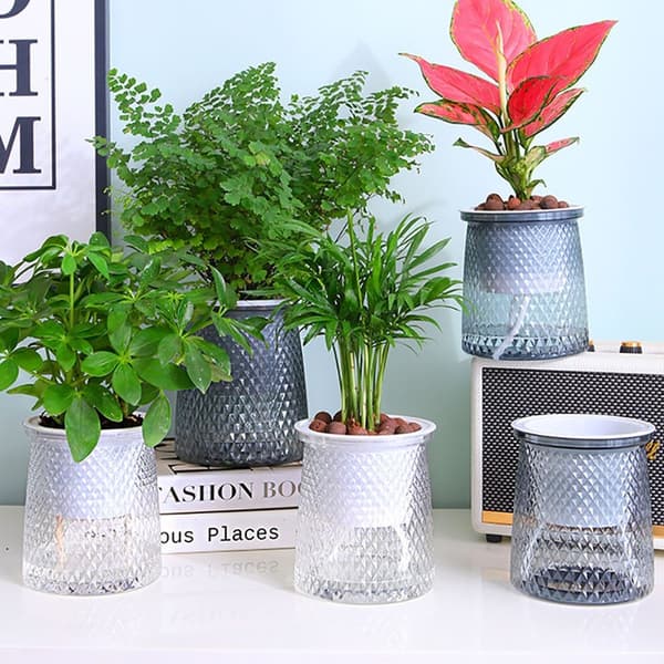 Blomkruka Växtkruka GRÅ Gray