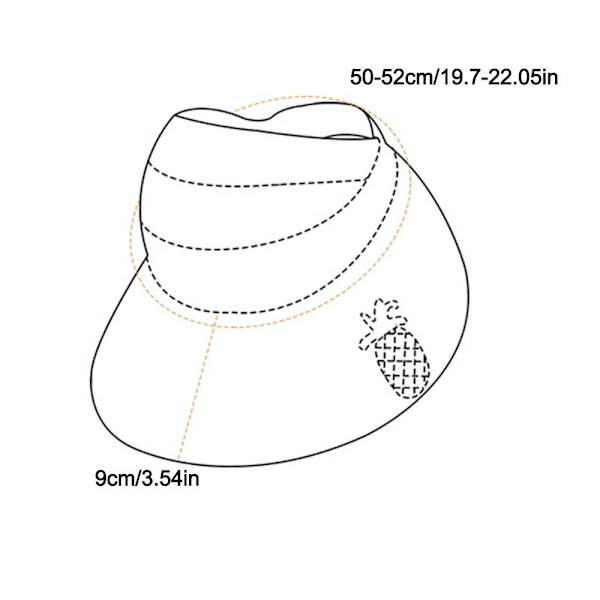 Solhatt Tom topphatt ROSA 2 2 Pink 2-2