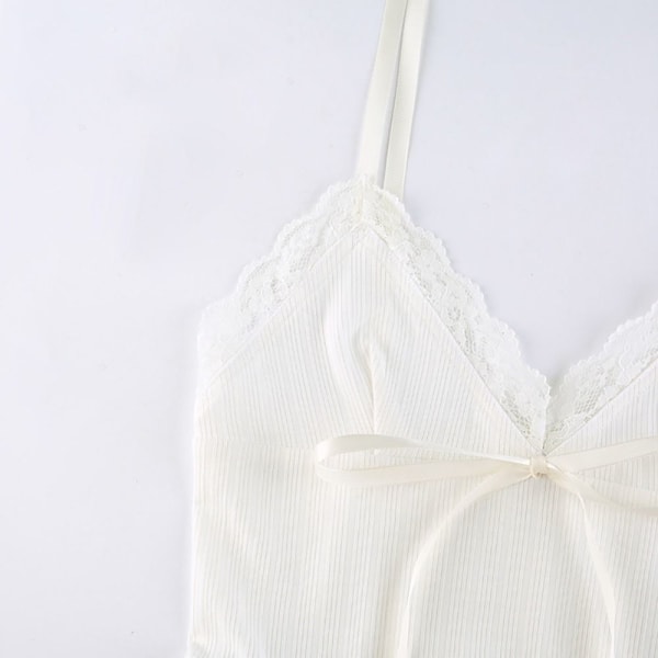 Crop Top Vest Top HVID M White M