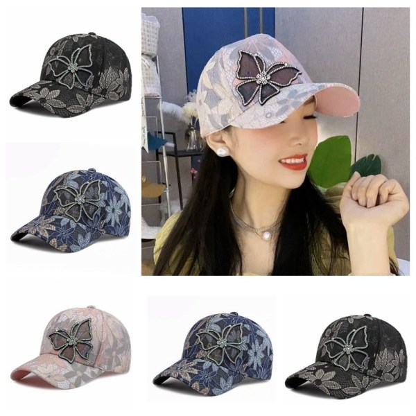 Baseball Cap Fiske Cap SVART Black