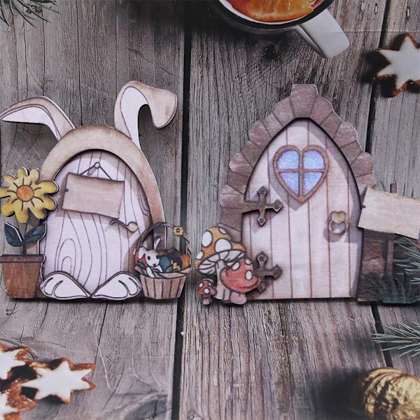 Miniatyr Elf Door Fairy Tale Gate A A A