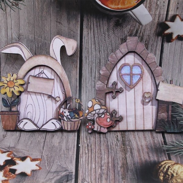 Miniatyr Elf Door Fairy Tale Gate C C C