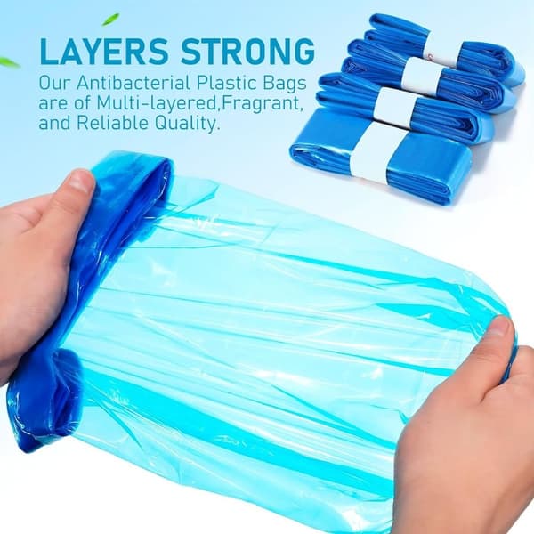 Bleaffaldsposer Bleaffaldsspand Refill BLÅ 7M Blue 7m