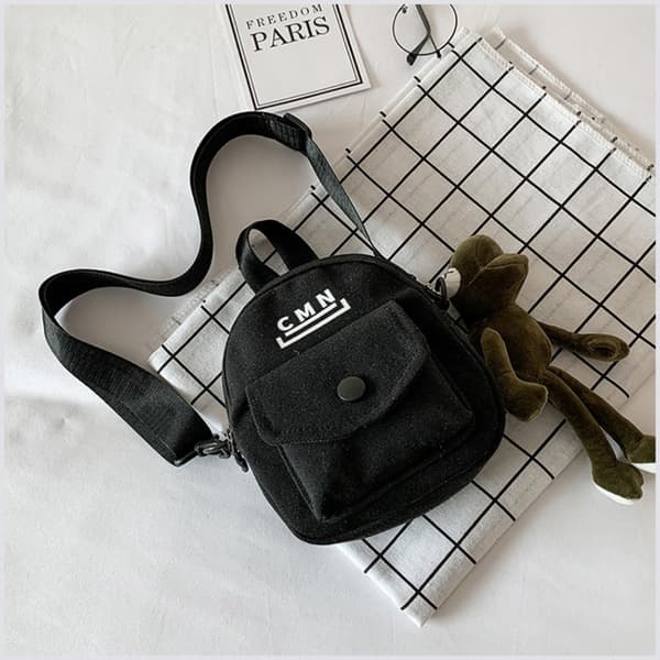 Skulderveske Messengerbag SVART Black