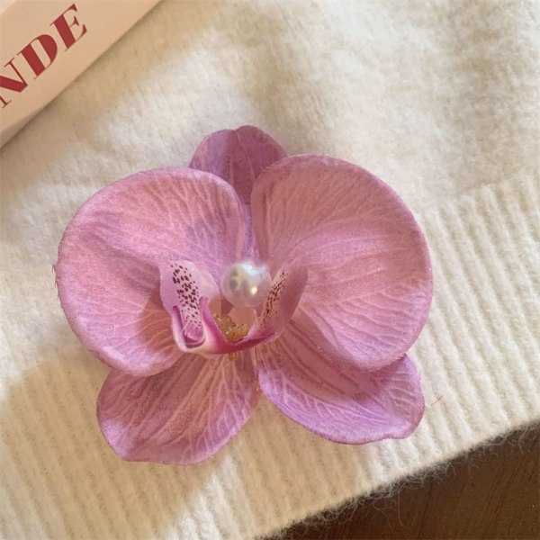Orchid Butterfly -hiuspidikkeet Bow Flower -hiuspidikkeet 6 6 6