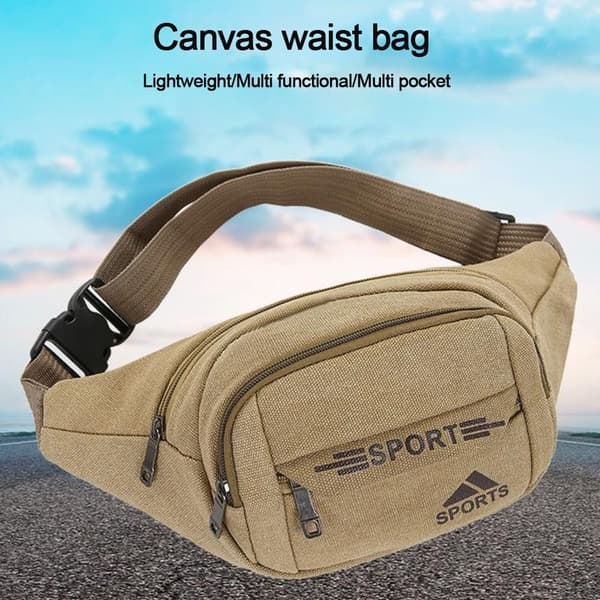Crossbody-väskor för män Bröst Axelväska KAFFE coffee