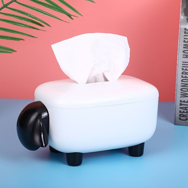 Tissue Box Papir Håndklæde Box SORT Black