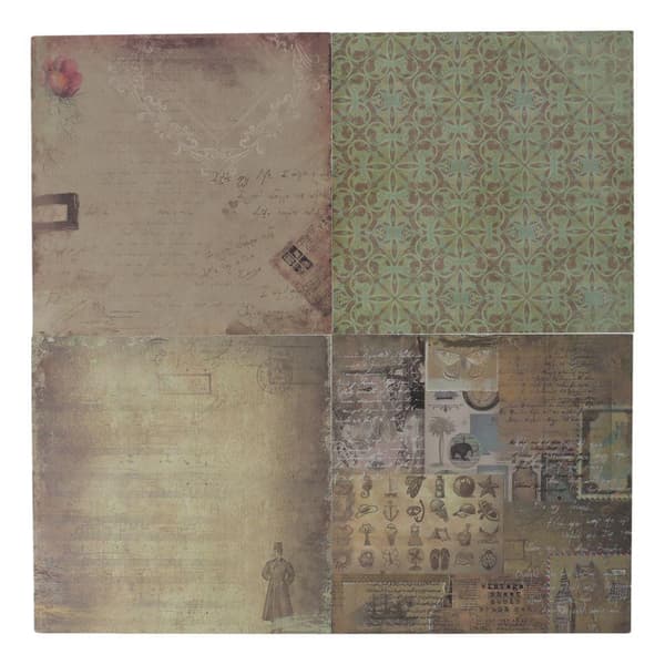 Vintage Papper Scrapbook Papper Antikt Papper