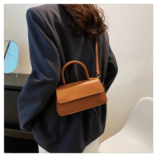 Skulderveske Messenger Bag BRUN Brown