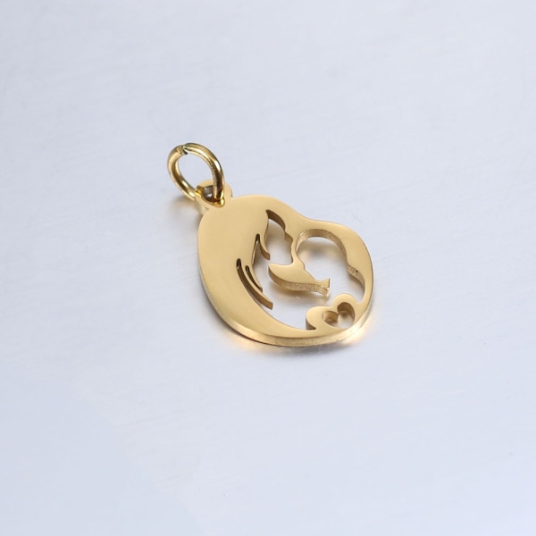 5kpl Mom Charms Riipus HOPEAA SORMUKSEN KANSSA Silver with Ring-with Ring