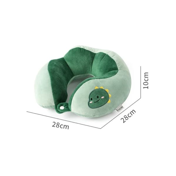 Hump U-formet pute broderipute GUL yellow