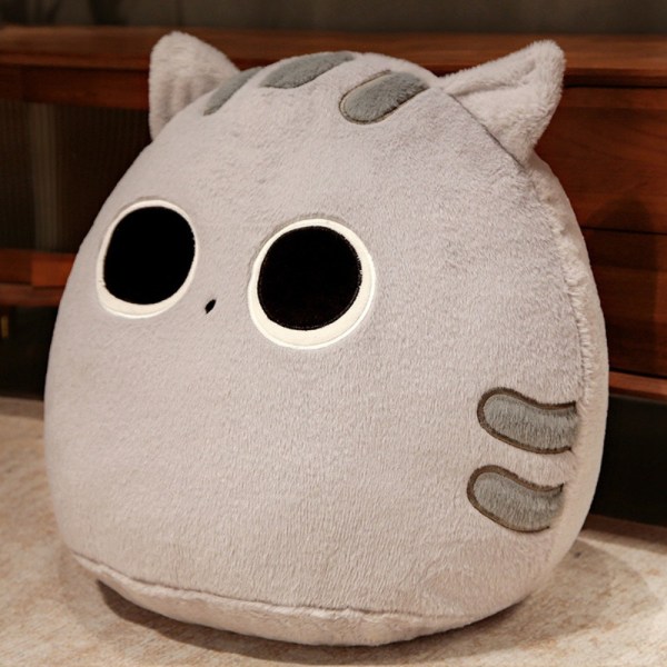 Dumpling Cat Pehmolelu kissanheittotyyny 10cm HARMAA 10cm HARMAA 10cm Grey