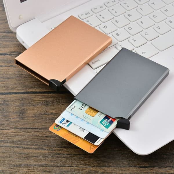Luottokorttikotelo RFID-korttikotelo HOPEA Silver