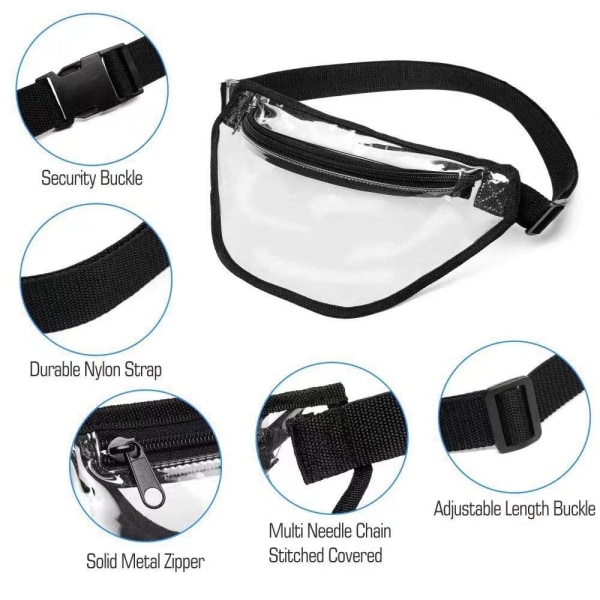 Puhelinpussi Fanny Pack Bag MUSTA Black