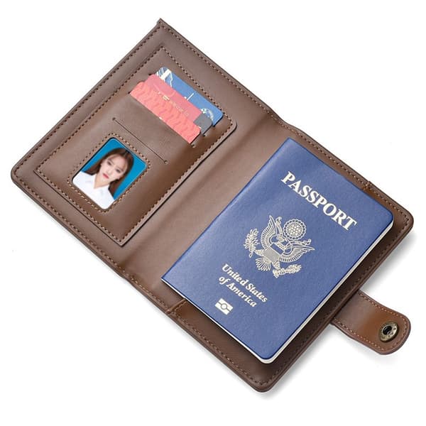 Pasomslag Pas Holder Etui SORT Black
