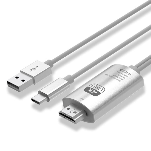 Type-C til HDMI-adapterkabel HVIT white