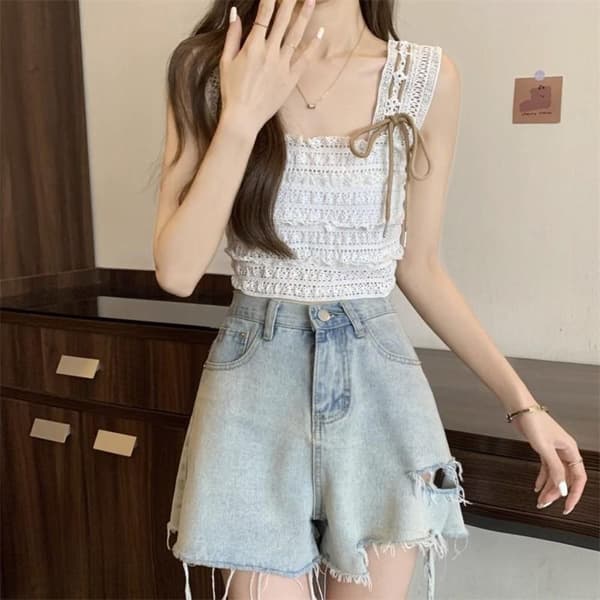 Toppi Crop Top VALKOINEN White