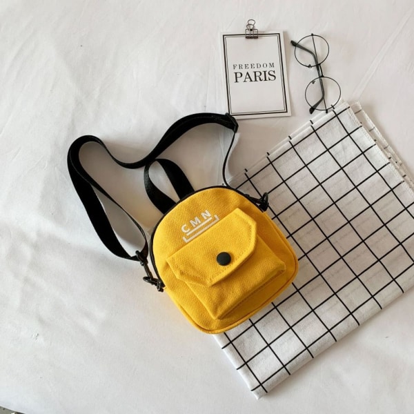 Skulderveske Messenger Bag GUL Yellow