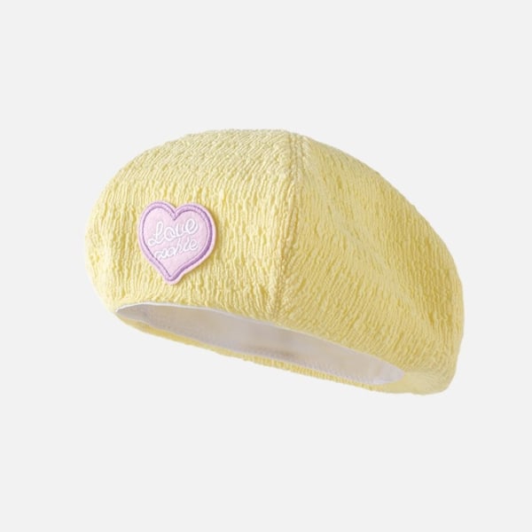 Beret Newsboy Hat GUL Yellow