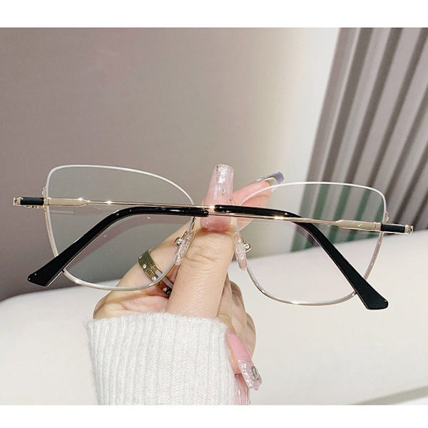 Anti-Blue Light Glasses Neliömäiset silmälasit VALKOINEN White