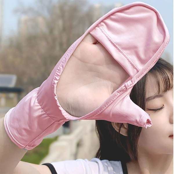 Solbeskyttelseshandsker Touch Screen Handsker PINK LANG LANG pink long-long