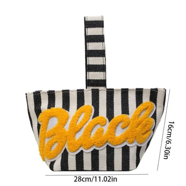 Flickors tygväska SVART black