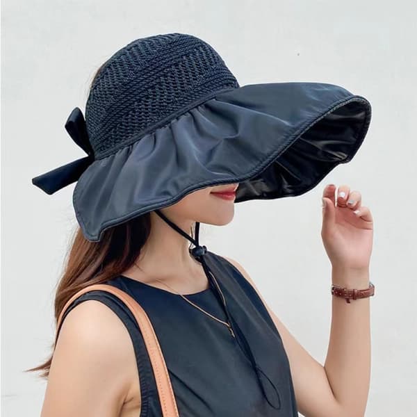 Sommer Dame Solhatt Bøttehatt Beige beige