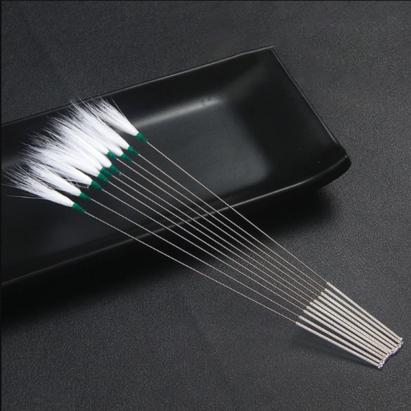 10 kpl Feather Ear Cleaning Tool Korvanpoimintatyökalut CRANE HAIR Crane Hair Stick