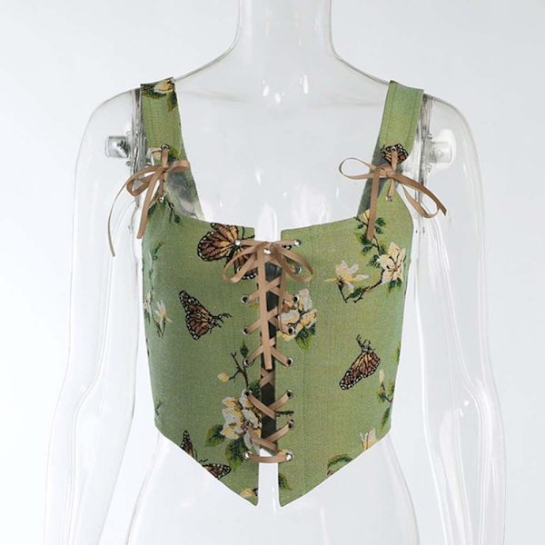 Strap Vest Outerwear Liivi GREEN S Green S