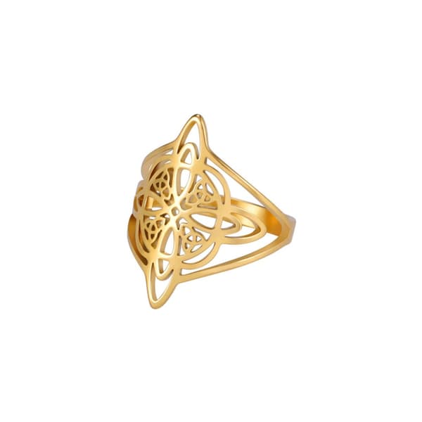 Häxknut Ring Fingerringar SILVER 9 silver 9
