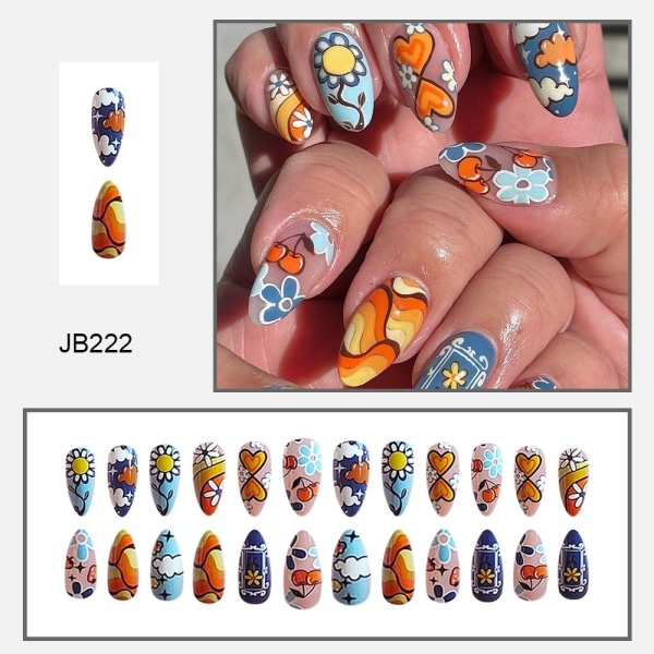 Falske Nails Fake Nials JB244 JB244 JB244